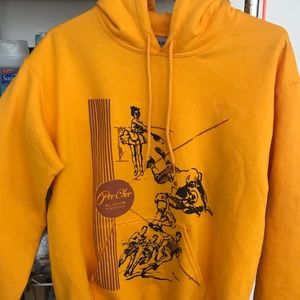 Retro PeeChee Hoodie - Pee Chee golder Sweatshirt -  Size Small
